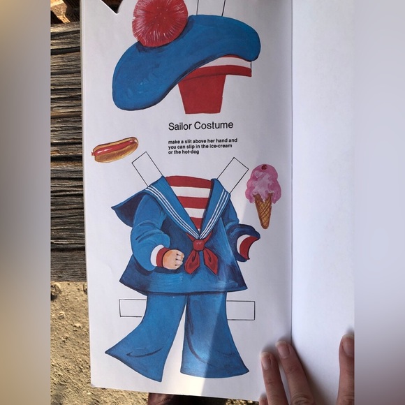 Cathy Dresses Up Press-out Doll and storybook Paper doll 1972 Vtg 70s kid unused - Picture 8 of 10